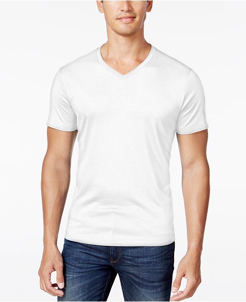 Alfani Men S Soft Touch Stretch V Neck T Shirt Created For Macy S