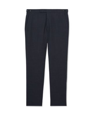 Men's Fiber Wool Textured Tailored-Fit Pants