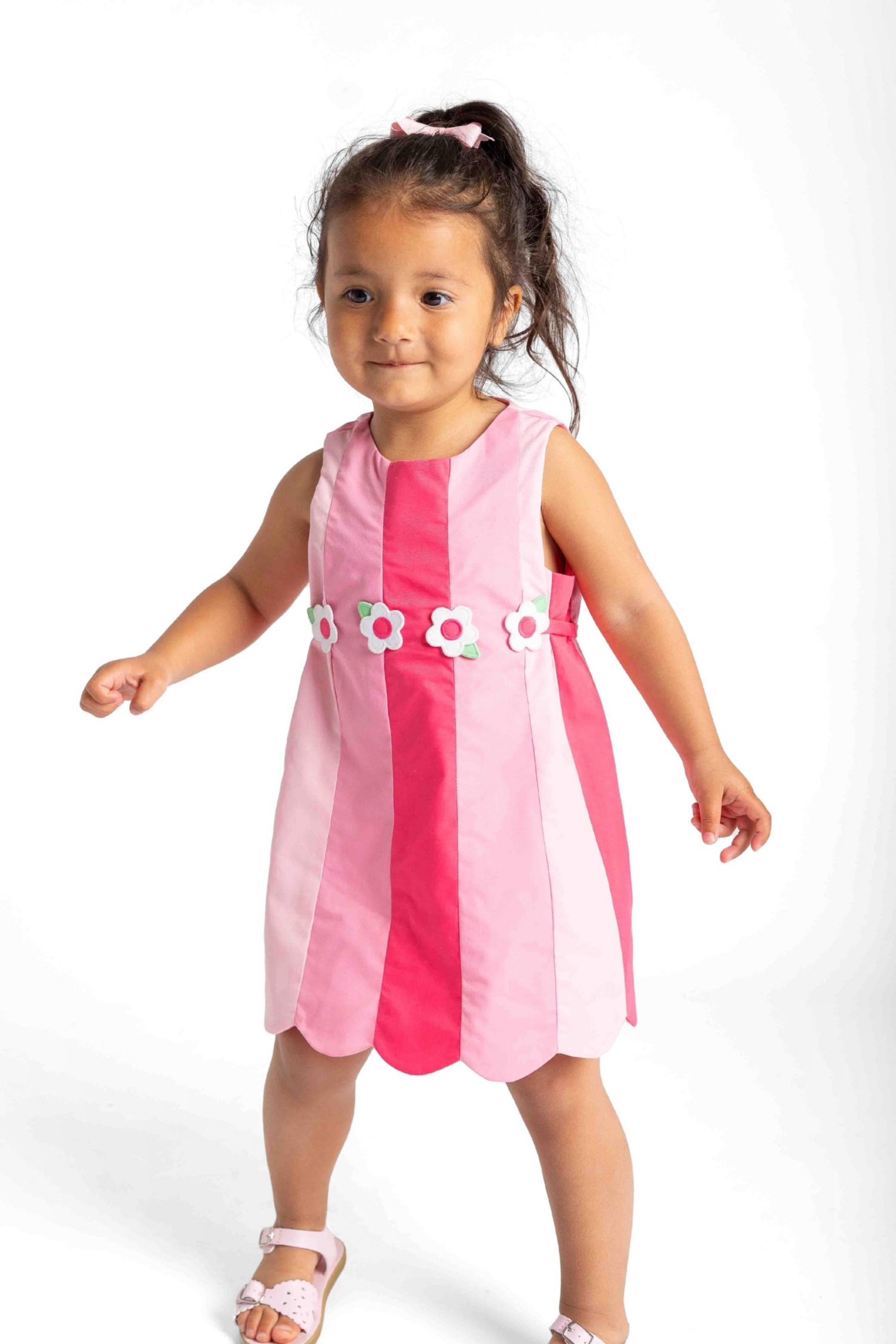 Big Girls Poplin Panel Dress