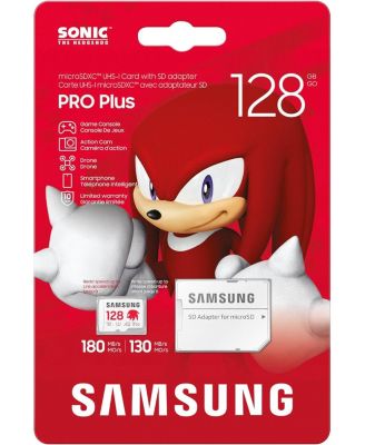 PRO Plus Sonic The Hedgehog + Adapter, microSDXC - MB-MD1T0SA/LC1
