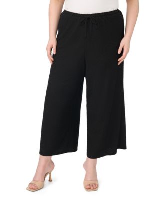 Plus Size Mid-Rise Pull-On Pants