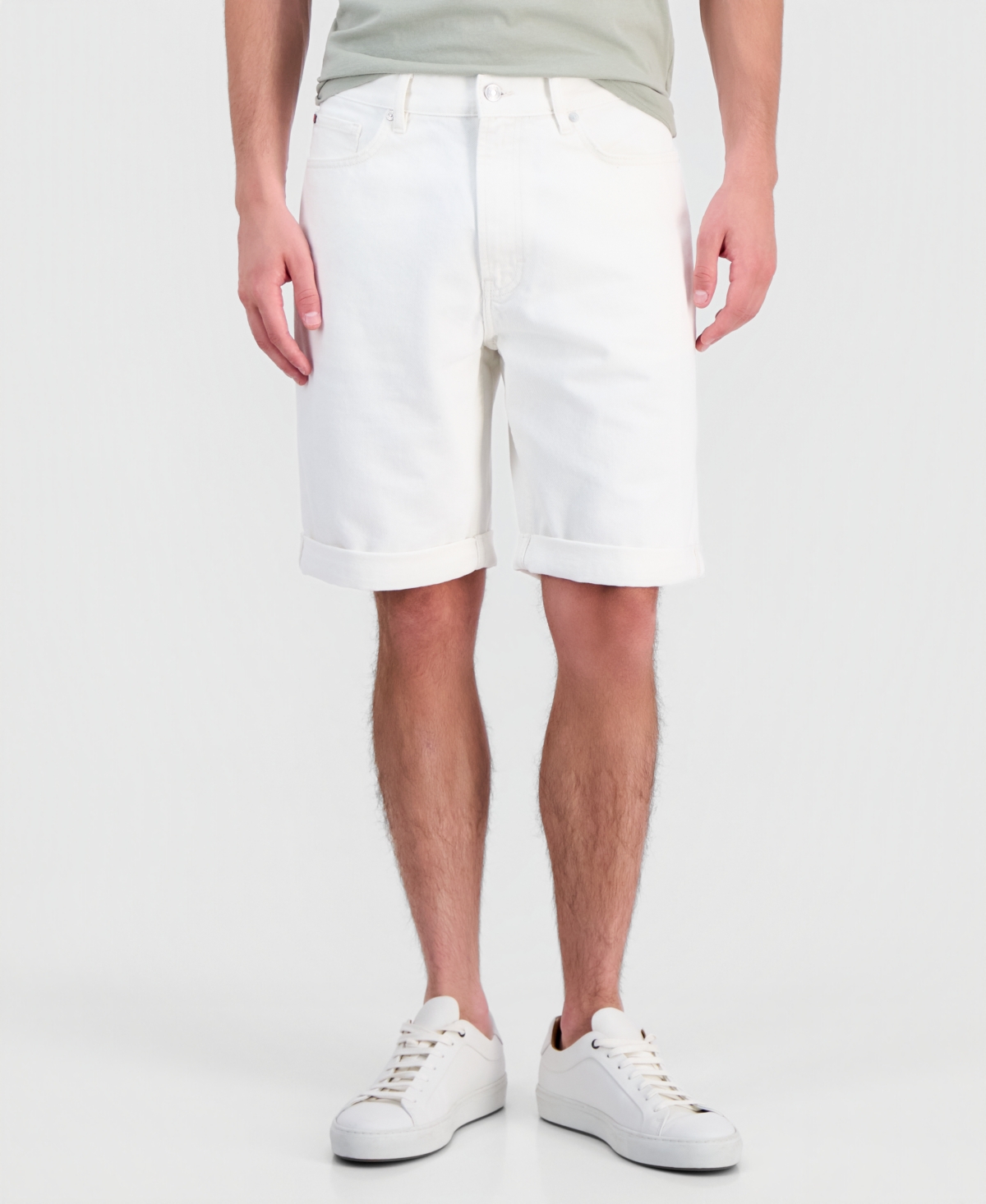 Hugo by Boss Men's Tapered-Fit Jean Shorts