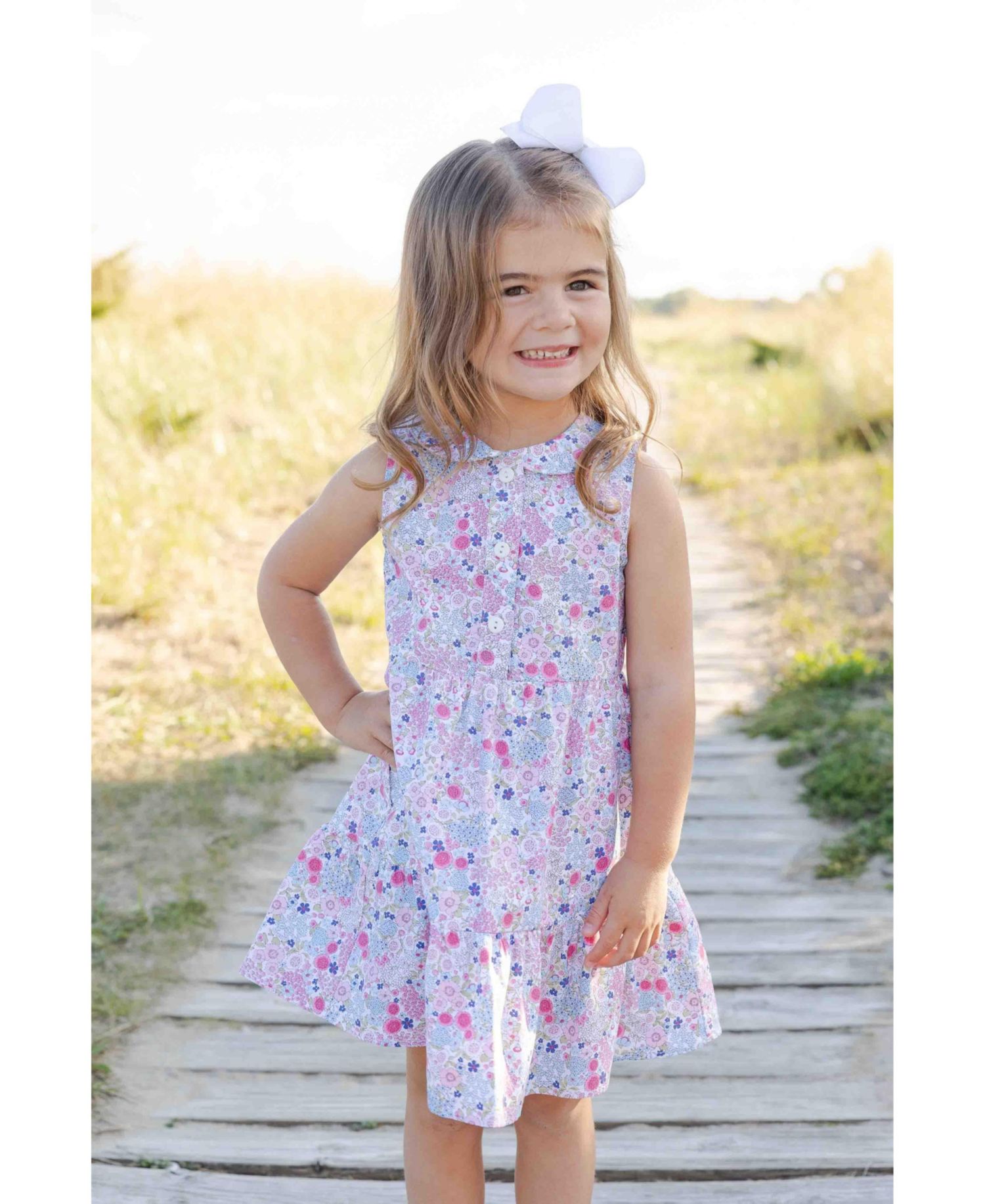 Little Girl Floral Print Dress