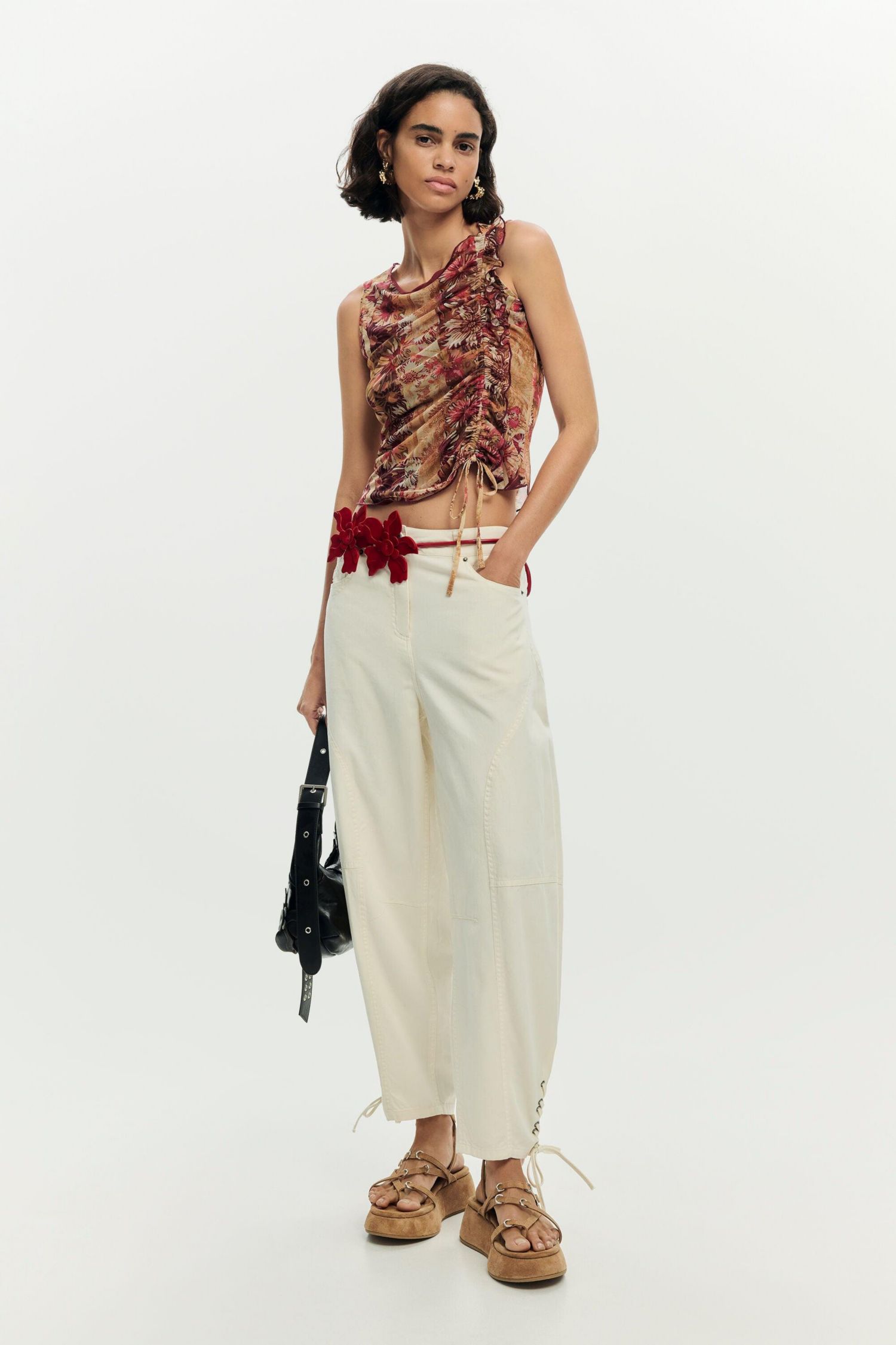 Women's Printed sleeveless t-shirt