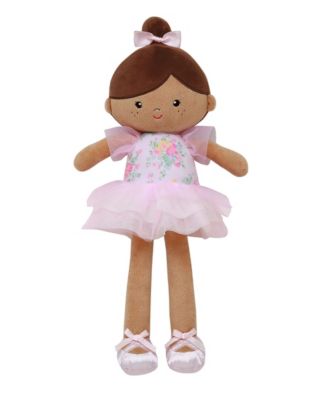 Baby Girls Pink Ballerina 12" Tiana Plush Doll