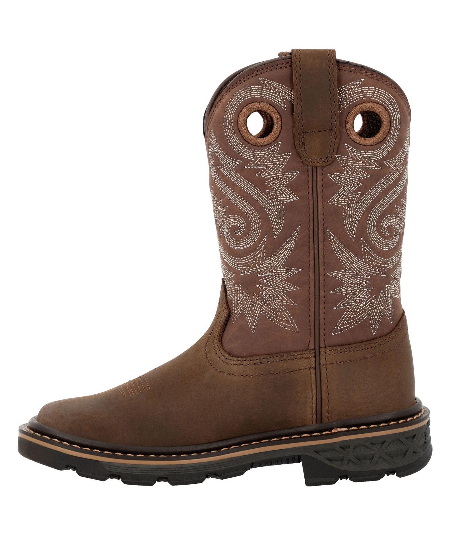 Детские ботинки GEORGIA BOOT Big Kid's Carbo-Tec FLX Pull-On Boot, цвет: Коричневый — фото 3