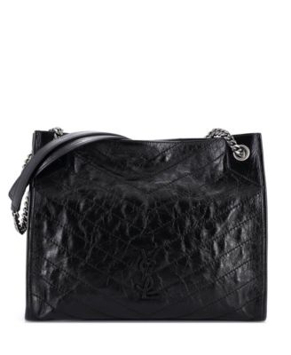 Medium Niki Shopping Tote Matelasse Chevron Leather