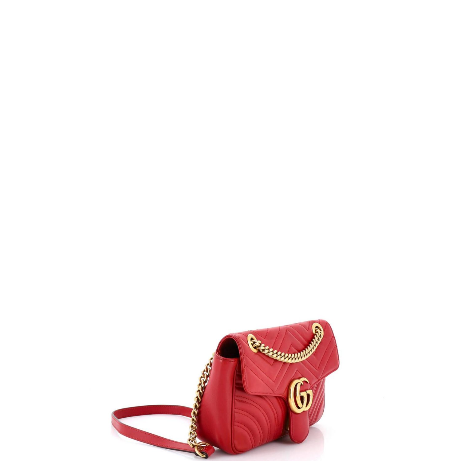 Small GG Marmont Flap Bag Matelasse Leather