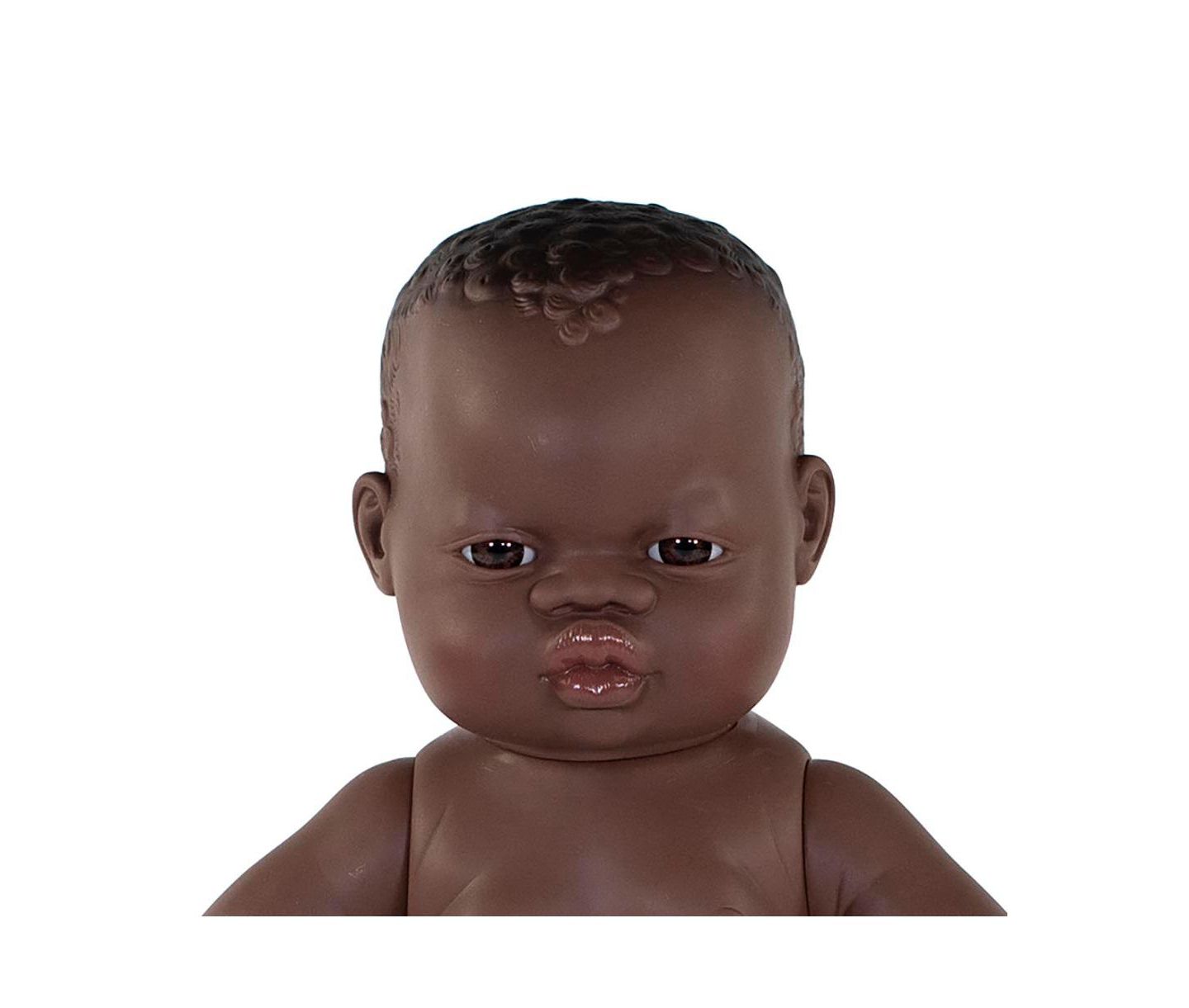Детская кукла MINILAND Newborn Baby Boy Doll, цвет: Dark Skin — фото 2