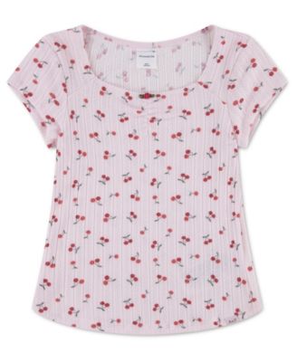 Girls' 5-16 Short-Sleeve Top