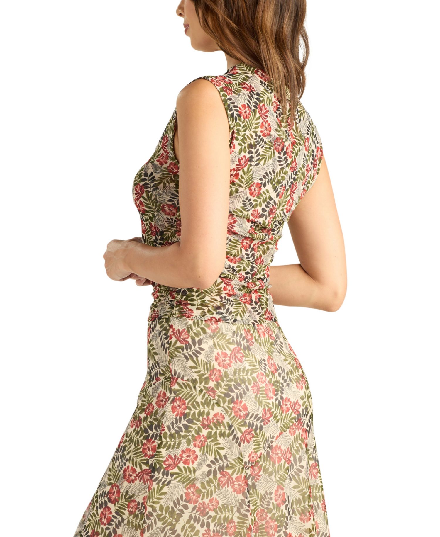 Juniors' Sleeveless Mock-Neck Tank Top