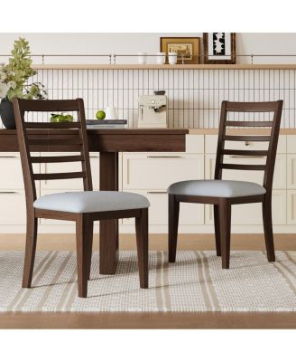 Farmhouse Upholstered Dining Chairs Set