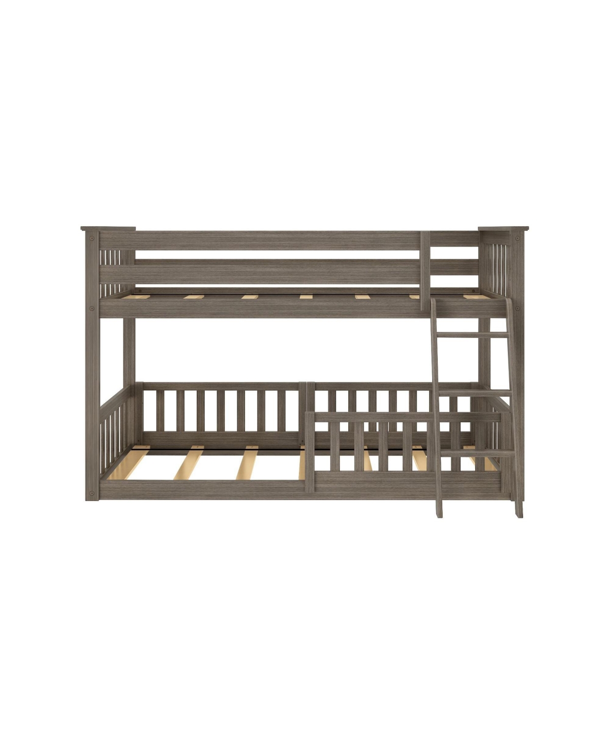 Max & Lily Twin over Low Bunk with Single Guard Rail