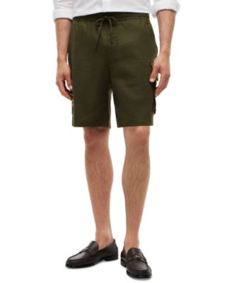 Men's 8" Dover Linen Blend Regular-Fit Cargo Shorts