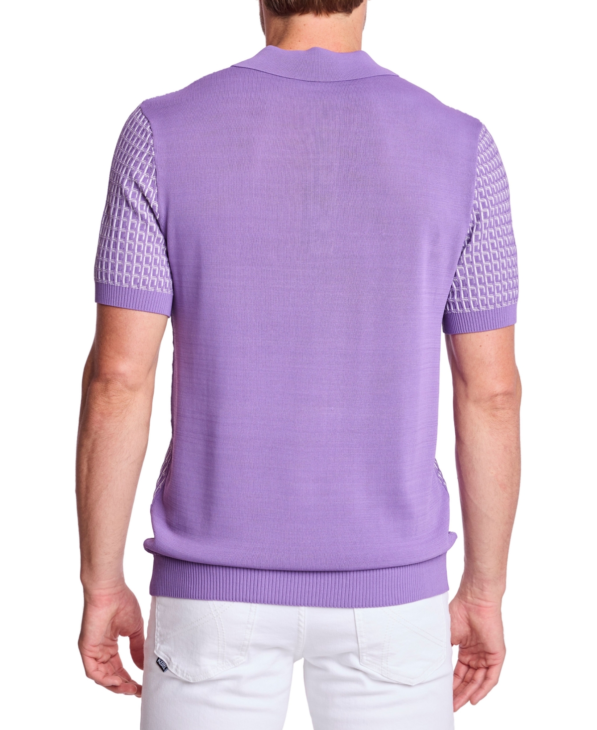 Paisley & Gray Men's 3-Button Slim-Fit Polo Shirt