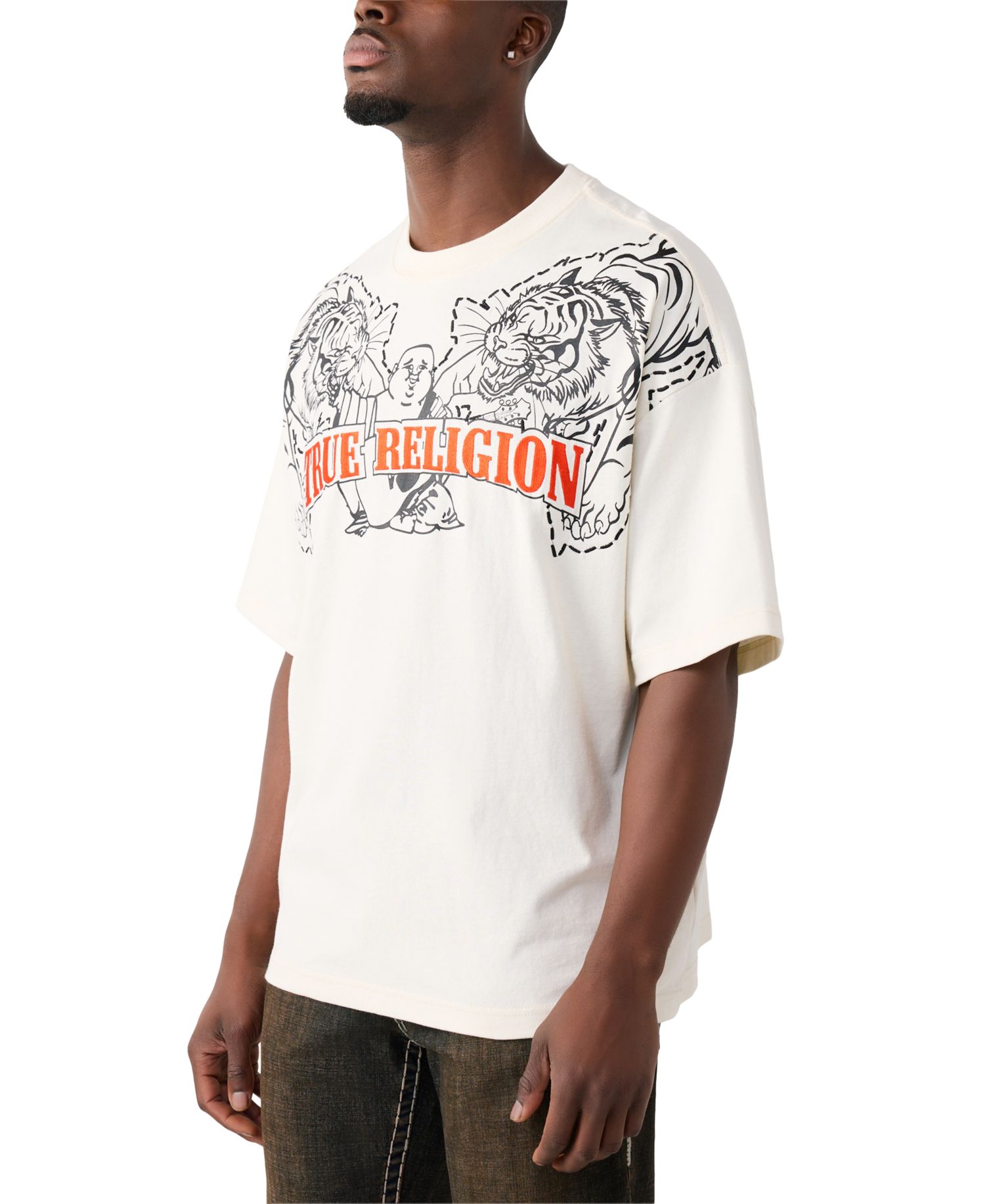 Men's Tiger Logo Short-Sleeve T-Shirt