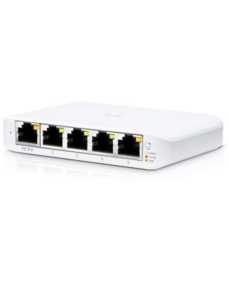 UniFi USW-Flex-Mini Managed 5-Port Gigabit Switch with USB-C Power Adapter