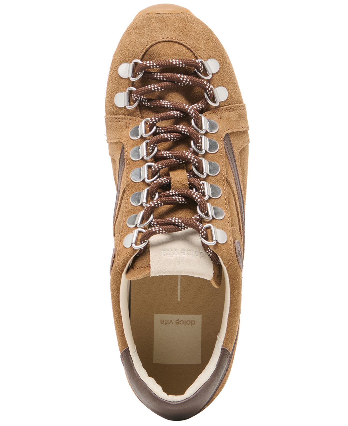 Женские кроссовки Dolce Vita Deacon Hiker Lace-Up, цвет: Коричневый замшевый — фото 4