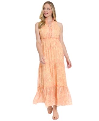 Women's V-Neck Maxi Dress