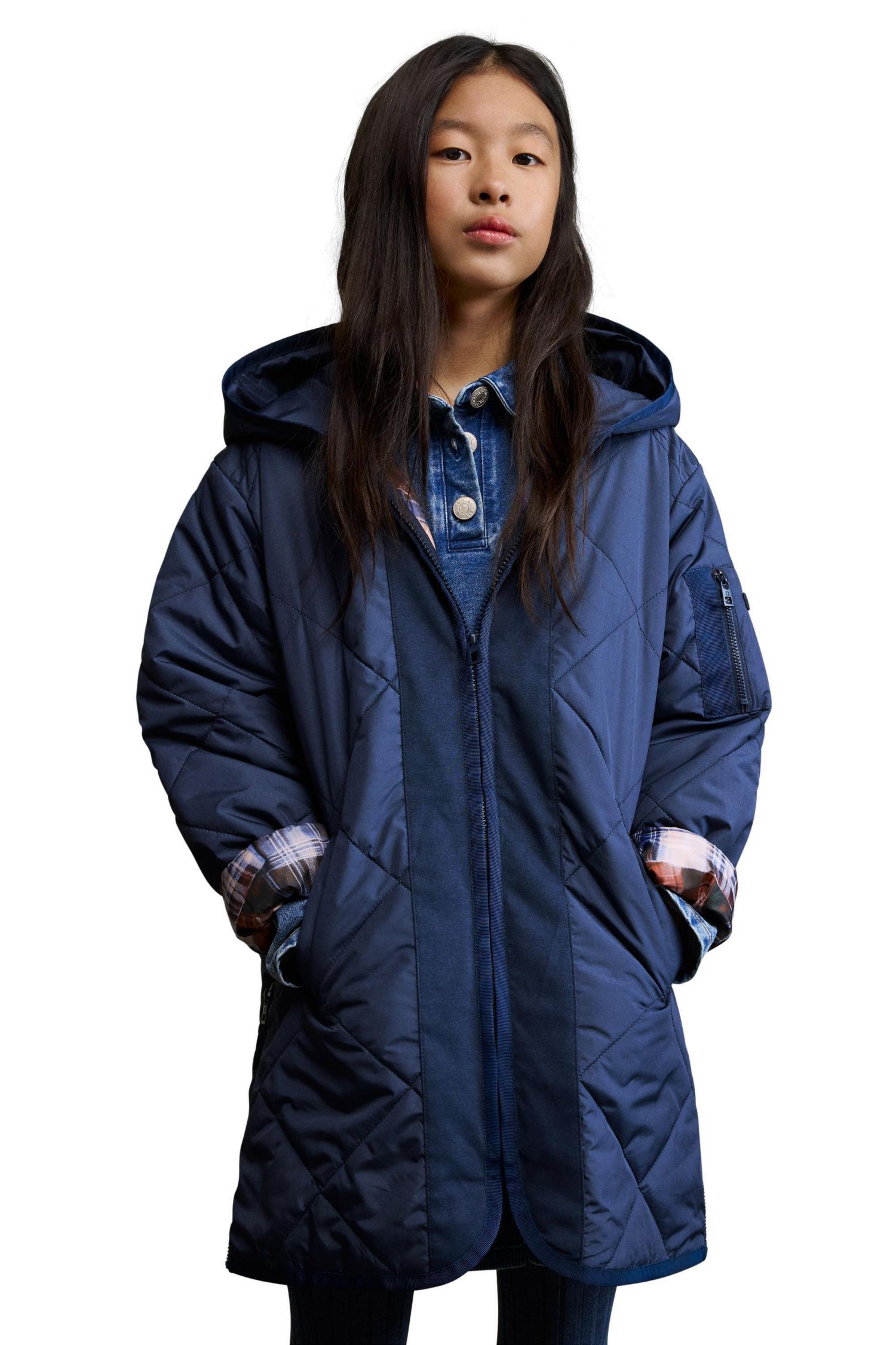 Girls's Padded coat with hood