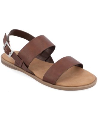 Women's Lavine Medium and Wide Width Multi Strap Flat Sandals