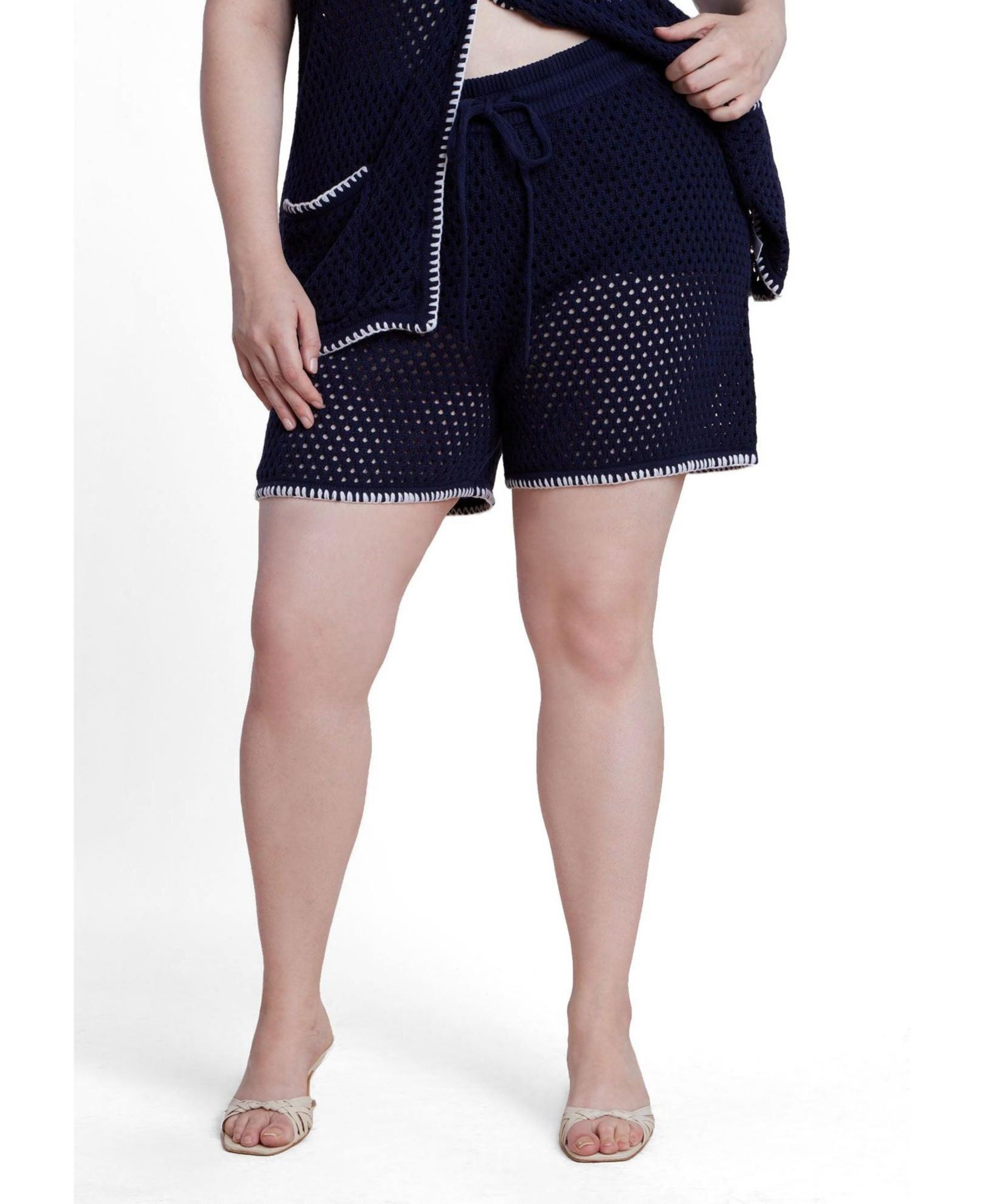 Women's Crochet Knitted Short