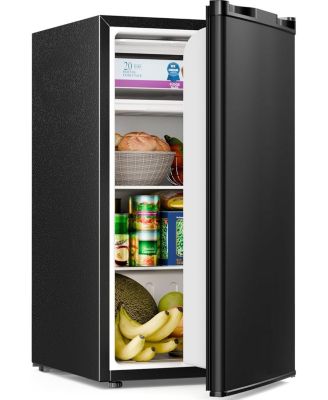 3.2 Cubic Feet. Mini Fridge, Quiet Compact Cooler with Freezer