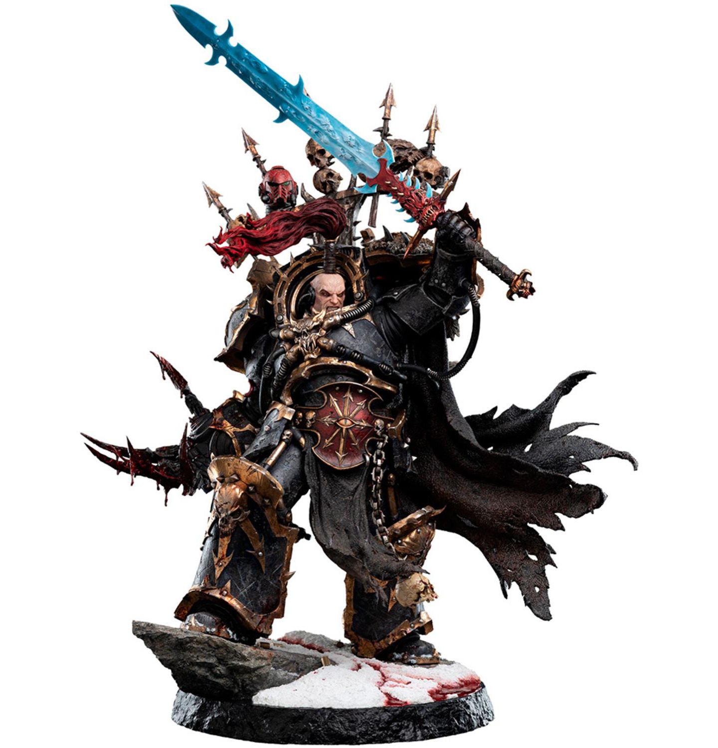 Детские фигурки WETA Workshop Warhammer 40K Limited Edition Polystone Abaddon the Despoiler Statue — фото 1