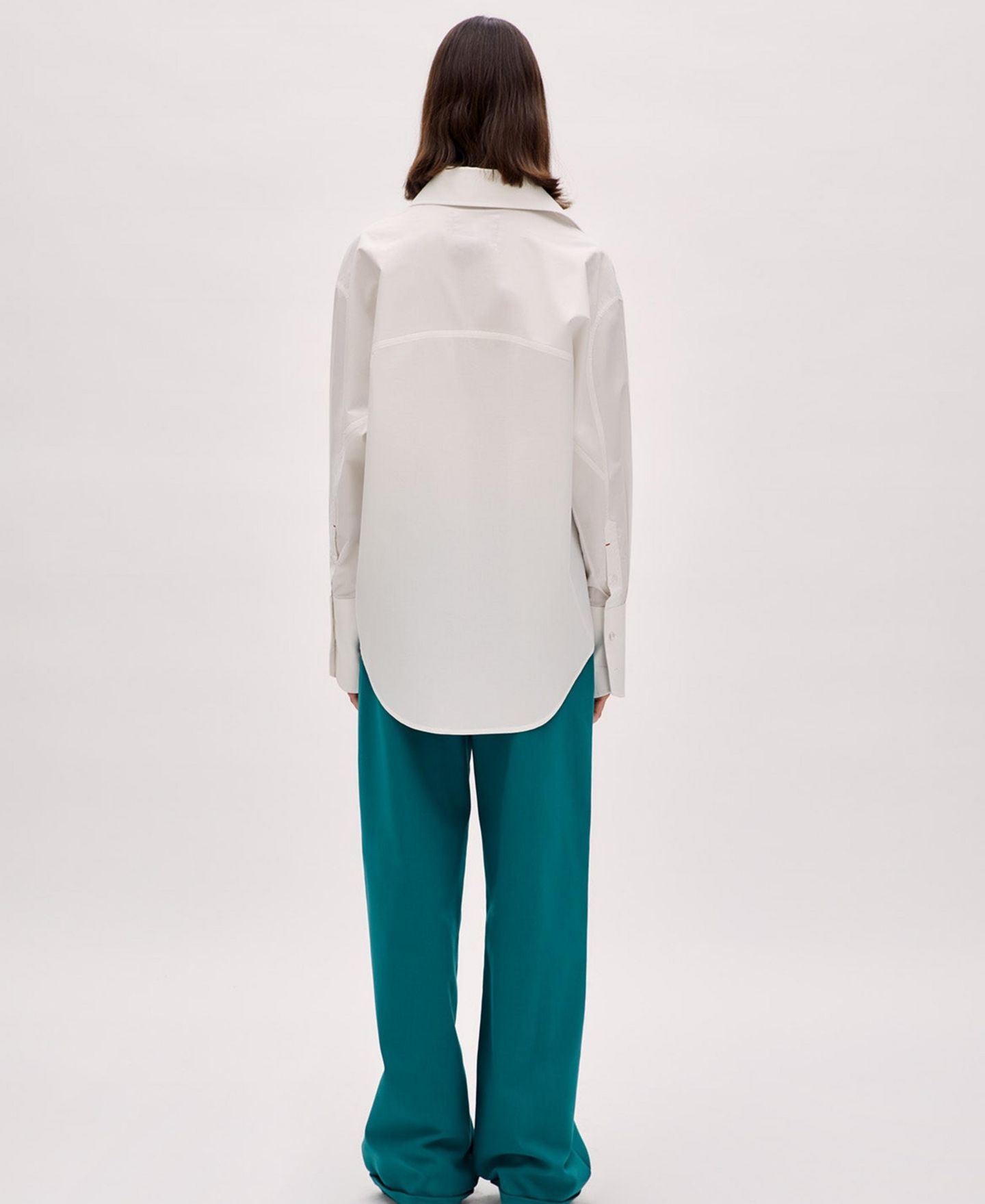 Женская рубашка PCFG Cotton Oversized, цвет: Белый — фото 7