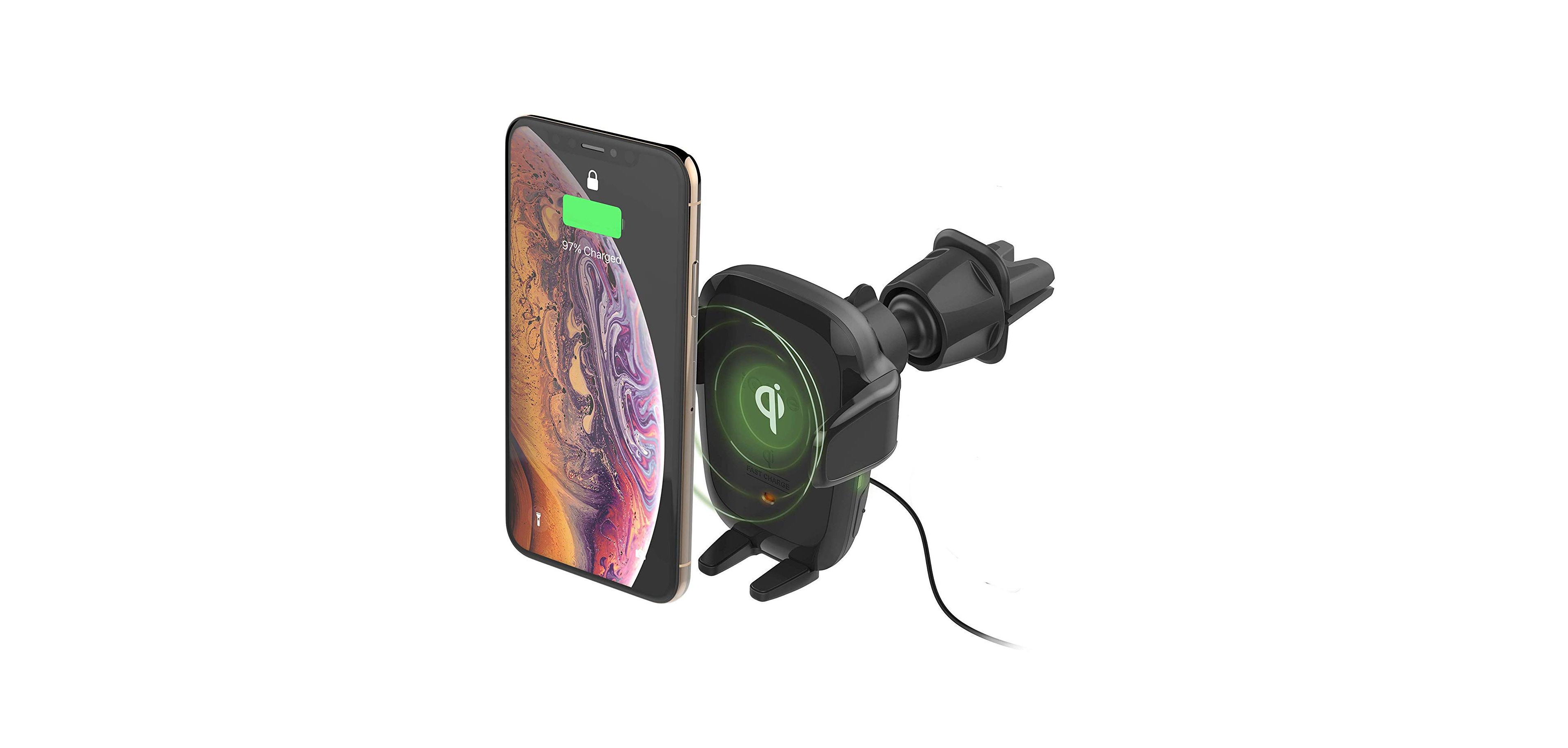 Iottie Auto Sense Qi Wireless Charging Car Phone Mount for Qi-Certified Devices