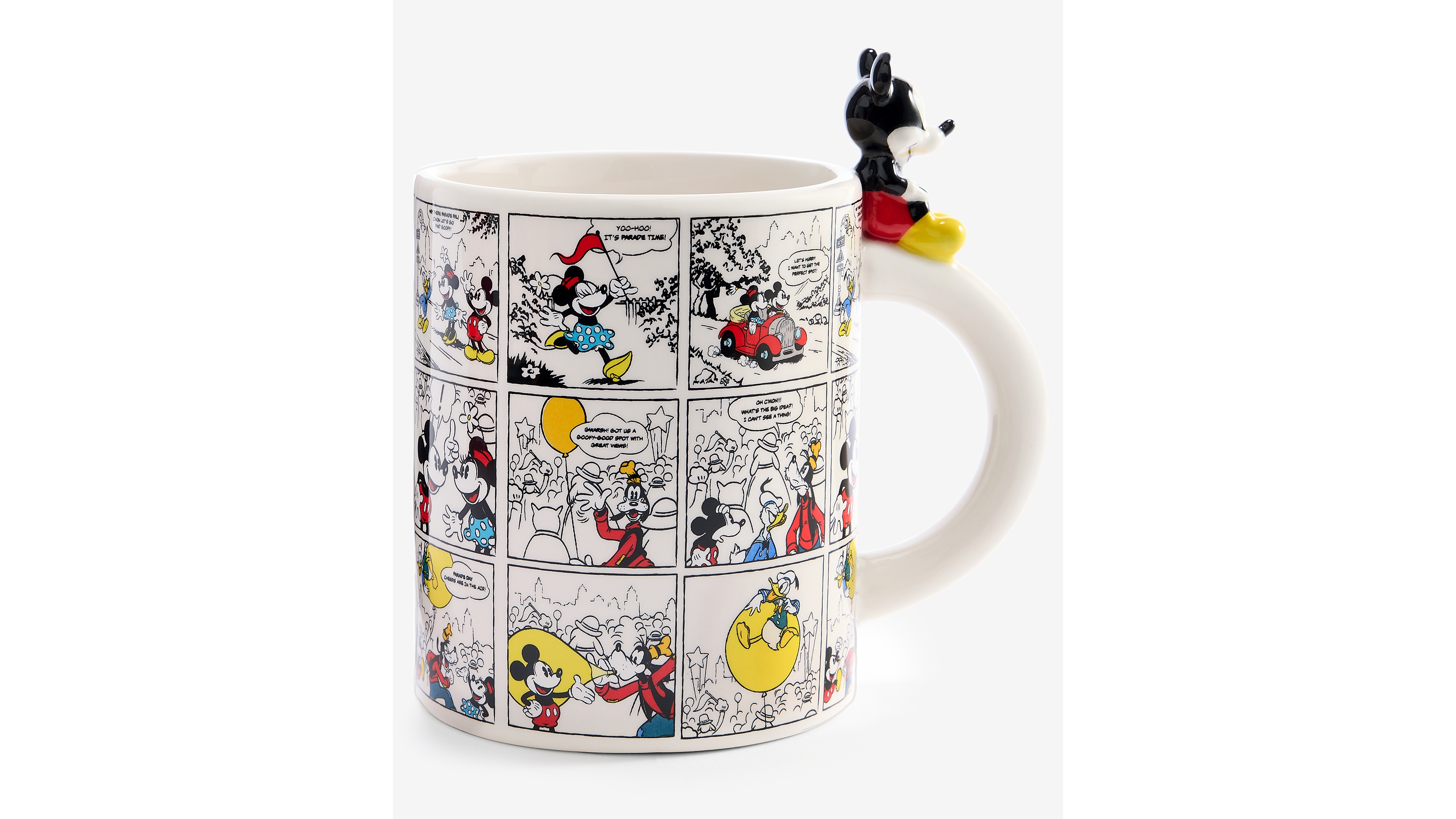 Disney | Macy's Mickey & Friends Thanksgiving Day Parade Comic Strip Mug, Macy's Exclusive