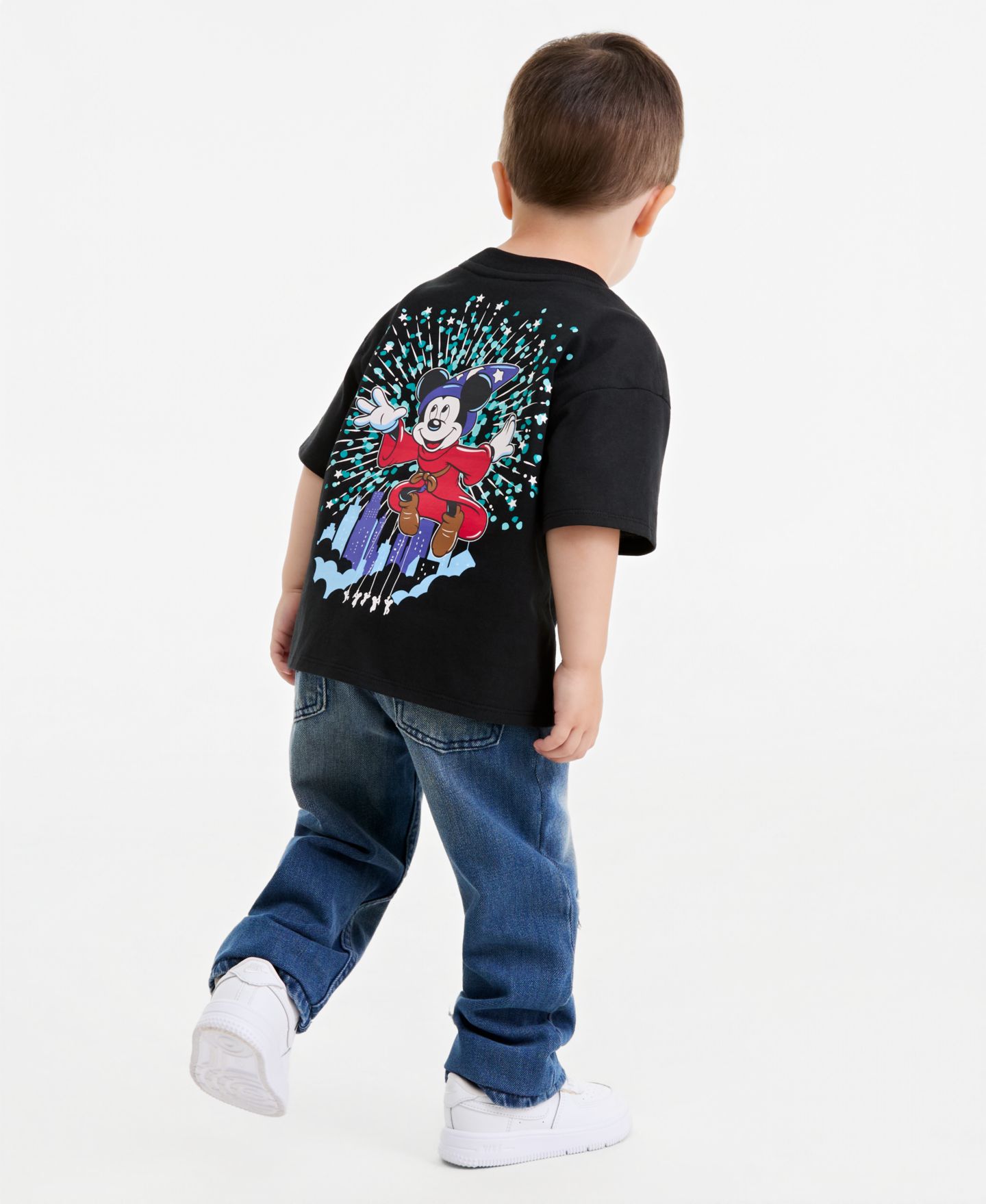 Футболка Disney | Macy's Sorcerer's Apprentice Mickey T-Shirt для девочек — фото 1