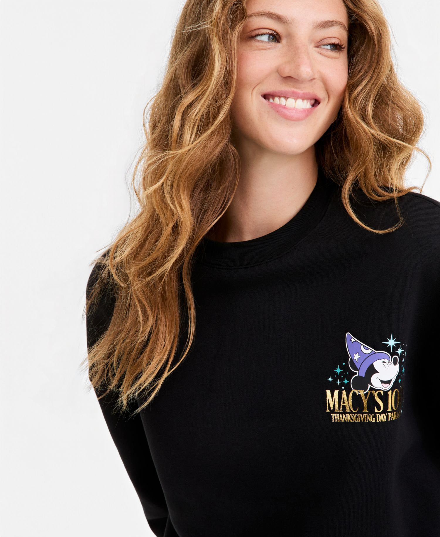 Adult Unisex Sorcerer's Apprentice Mickey Crewneck Sweatshirt