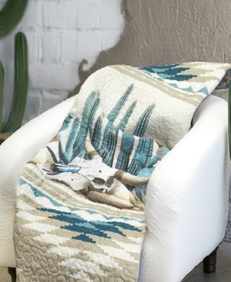 Cacti Reversible Throw, 50" x 60"