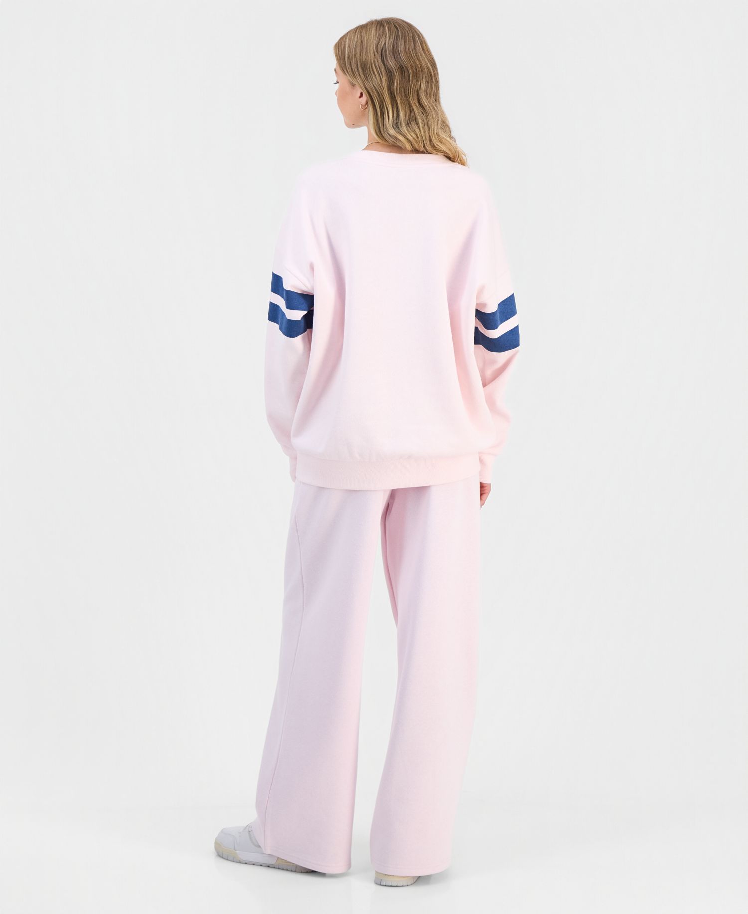 Juniors' Varsity Applique Crewneck Sweatshirt