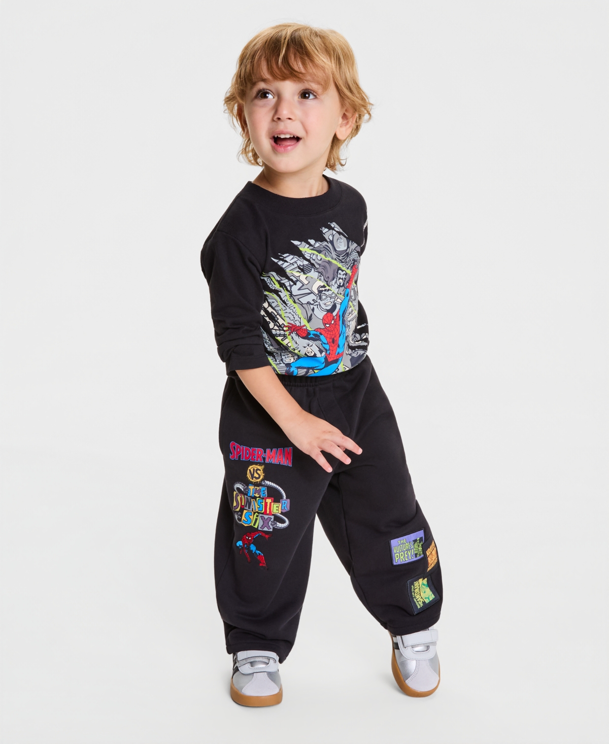 Marvel | Macy's Toddler Boys' 2T-4T Sinister Six Spider-Man Sweatpants, Exclusive