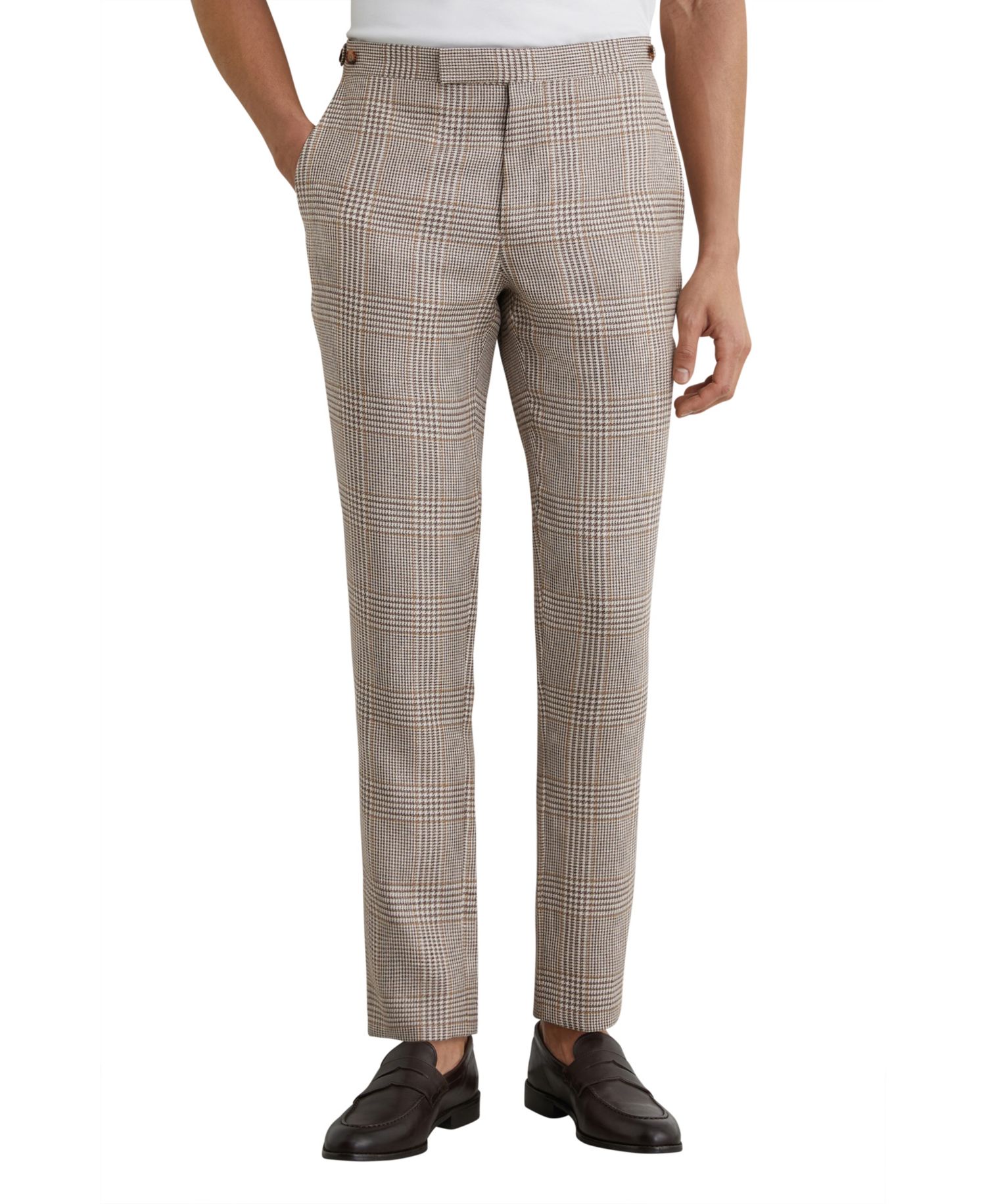 Men's Epsom Prince Of Wales Check Mixer Pant