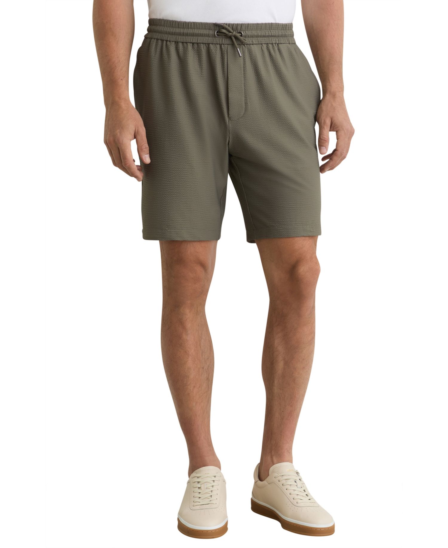 Men's Ajay Drawstring Seersucker Shorts