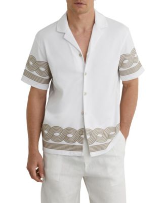 Men's Arden Embroidered Cuban Shirt