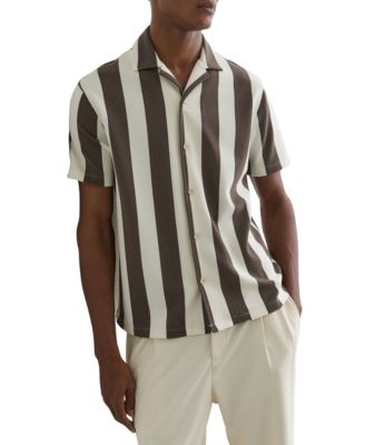 Men's Dexter Block Stripe Cuban Shirt