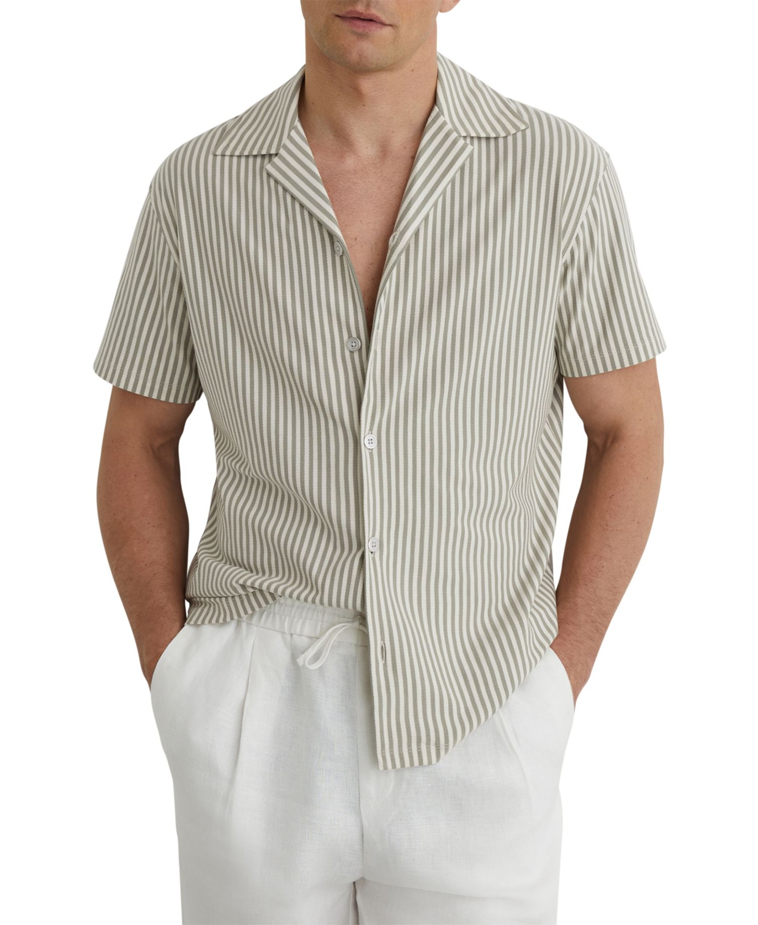 Men's Aurelia Stripe Cuban Shirt
