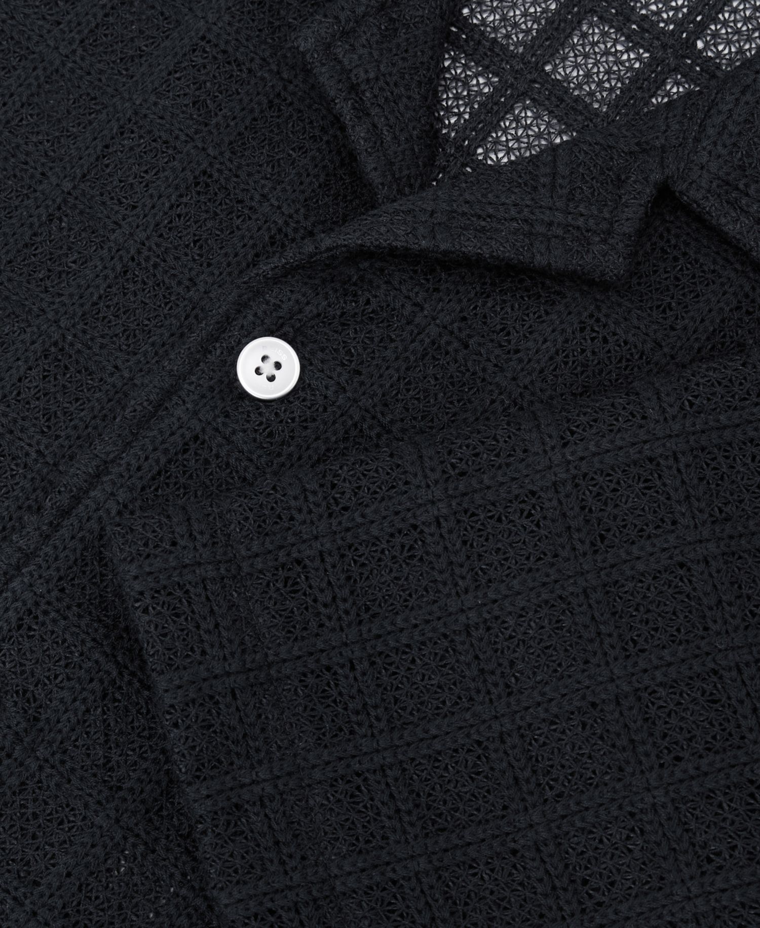 Men's Belardo Crochet Tile Cuban Shirt