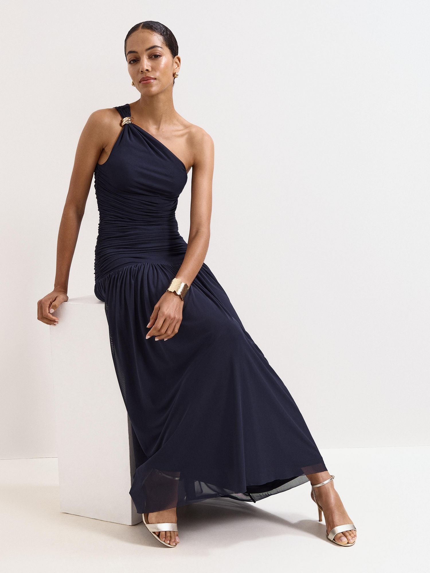 Women's Melina Ruched Midi Dress