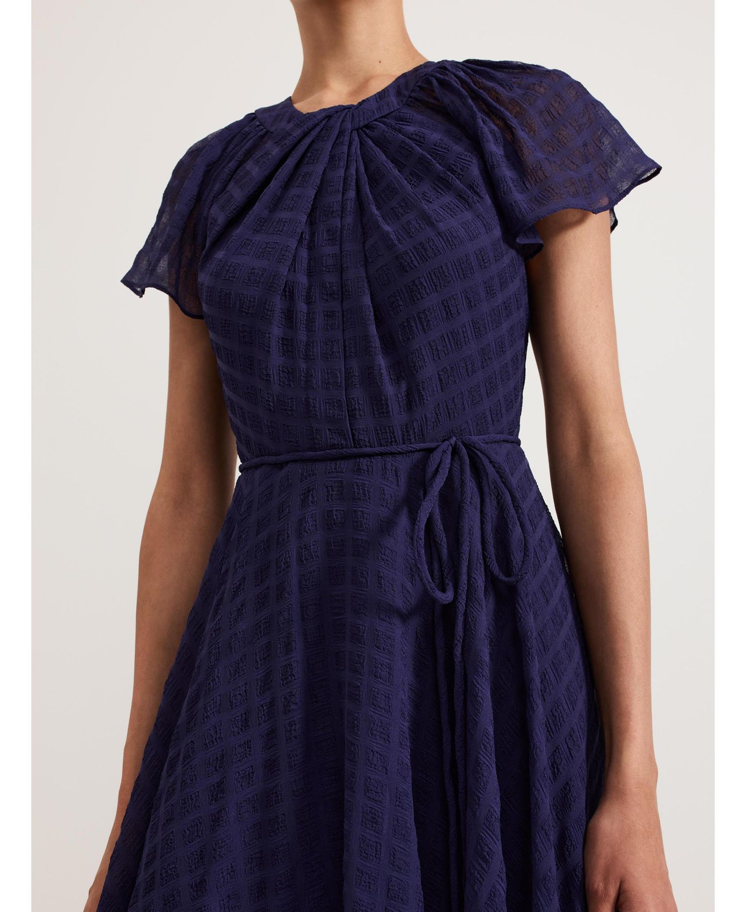 Women's Gwen Pleated Textured Dress