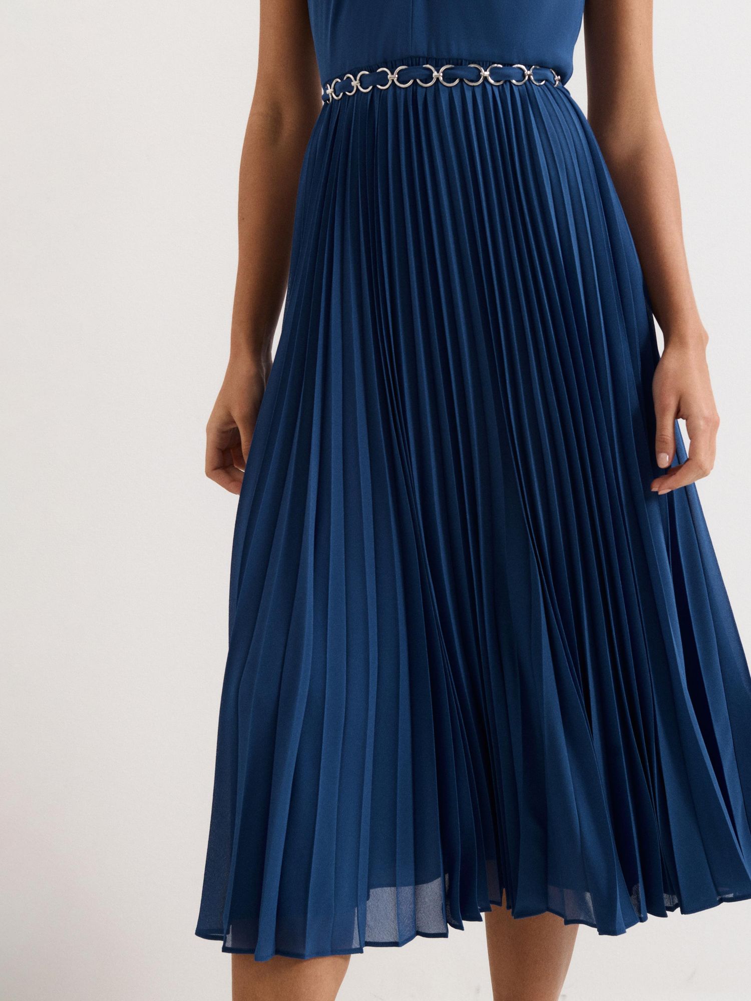 Women's Sathia Pleated Halter Neck Midi Dress