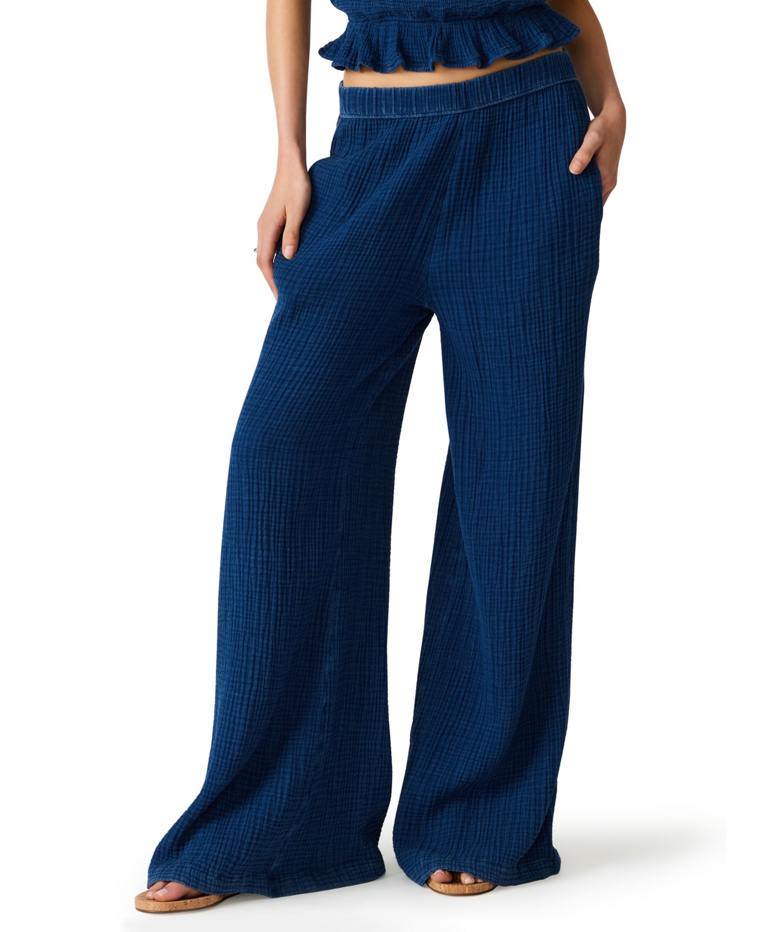 Women's Harbor Low-Rise Wide-Leg Pants