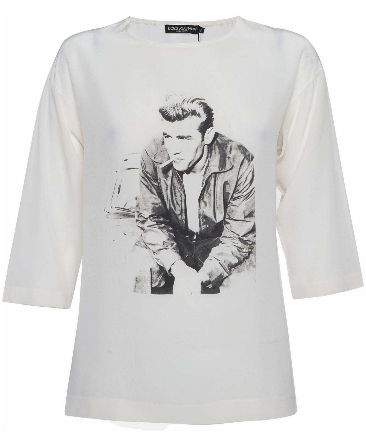 Women's Printed Silk Top
