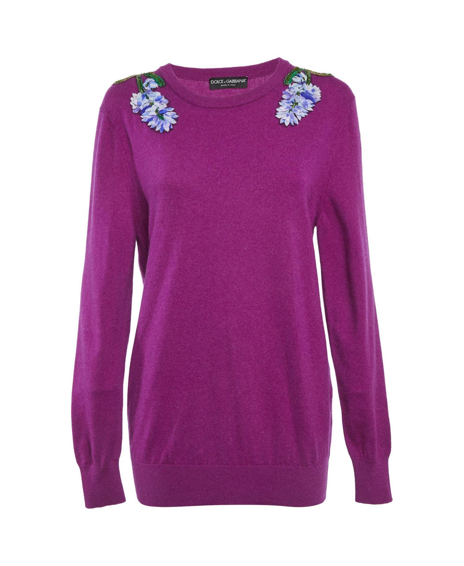 Women's Floral Applique Sweater