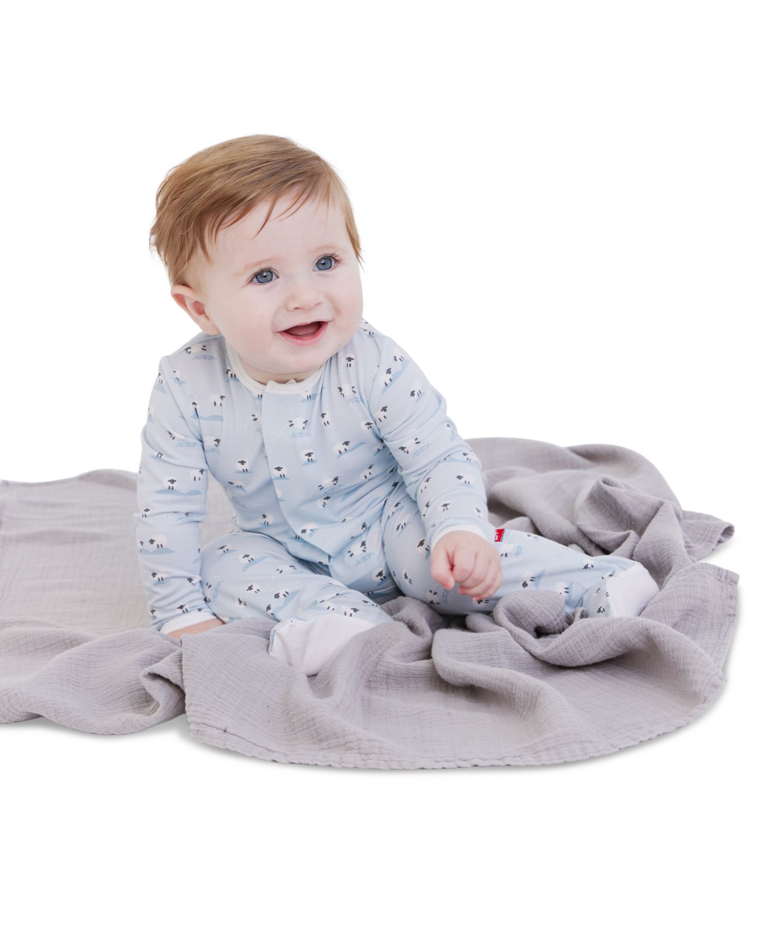 Baby Boys' Baa Baa Baby Long-Sleeve Coverall