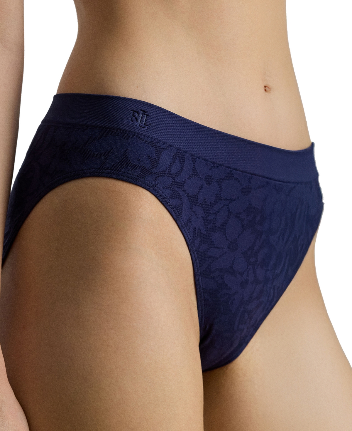 Lauren Ralph Women Floral Lace Seamless Bikini Panty